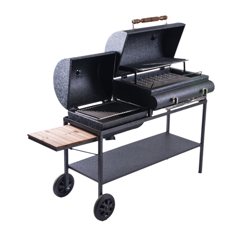 Barbecue box with charcoal and gas code 210