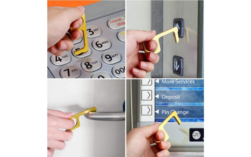 درب بازکن غیر لمسی جاکلیدی فلزی درب بازکن