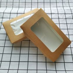 Recyclable Kraft Paper Gift Box With Clear Window