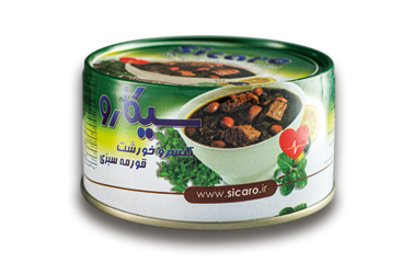 خورشت قورمه سبزی ۱۸۰گرمی