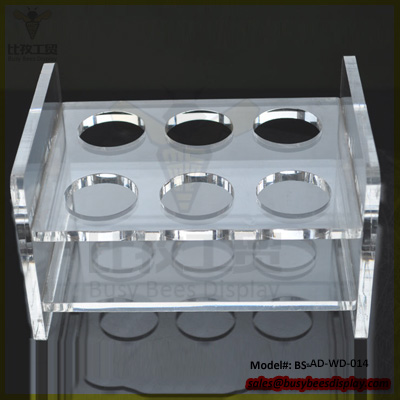 قفسه های شیشه ای نوشیدنی پلاستیکی قفسه اکریلیک شفاف