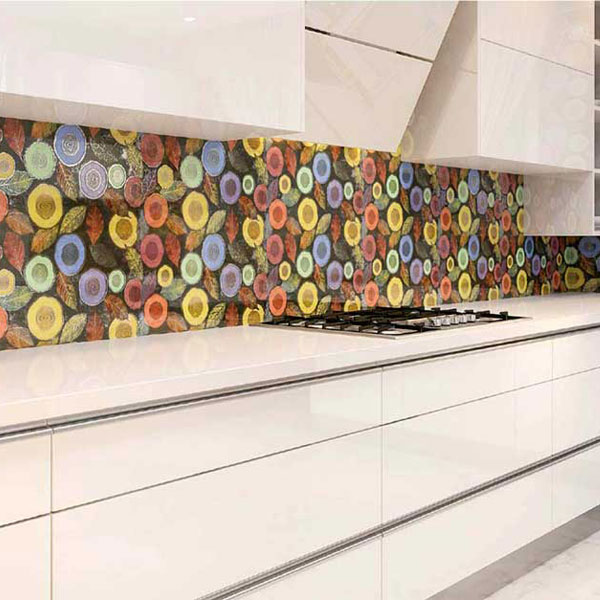 کاشی طرح Flora