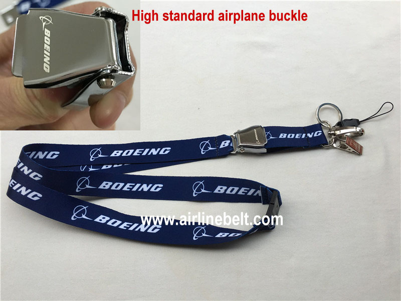 Boeing lanyard with hook