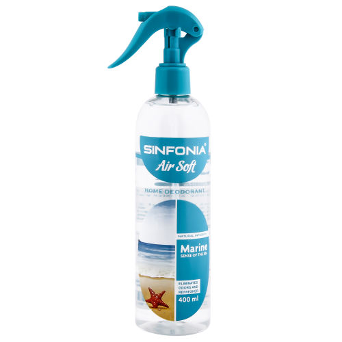 Sinfonia air freshener spray, Air Soft Marine model, volume 400 ml