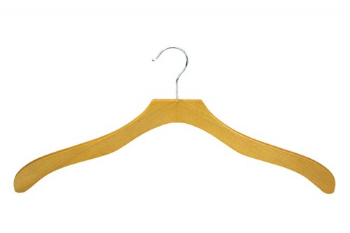 Elegantly Wooden Shirt Hanger