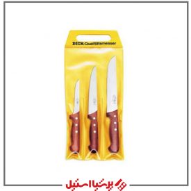 ست چاقو دسته چوبی قصابی