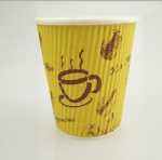 فنجان کاغذی یکبار مصرف ریپل مخصوص قهوه و نوشیدنی های داغ