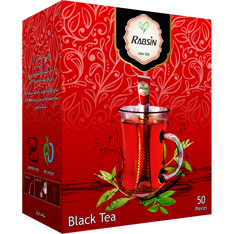 چای سیاه کلاسیک 50 عددی (طرح جعبه 2)