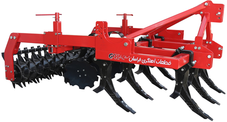 Compound tiller with 7 branches, pillory model