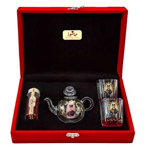 جعبه هدیه مک کارتی و قوری شاه عباسی