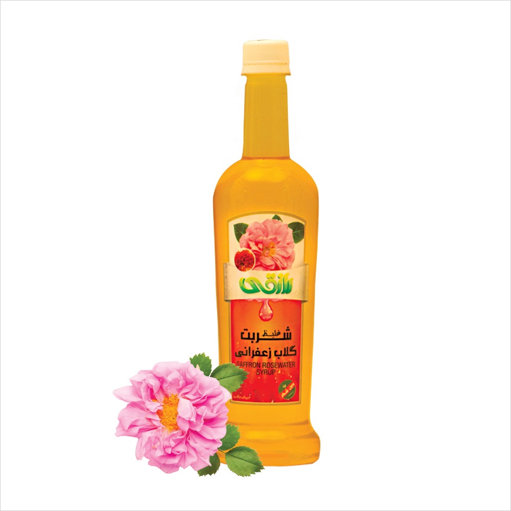 شربت گلاب زعفران رازقی ۸۵۰ گرم