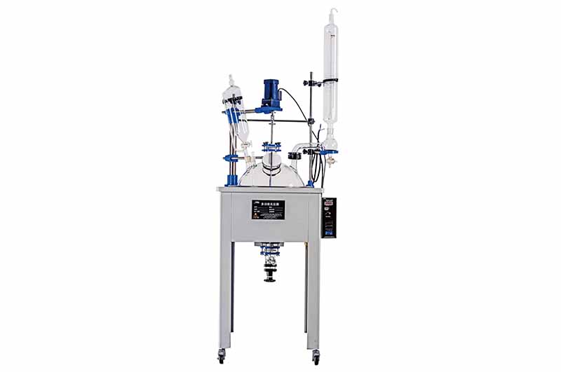 راکتور شیشه ای تک لایه 30 لیتری