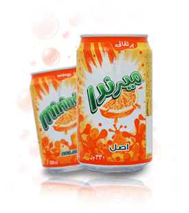 نوشابه گازدار قوطی میرندا 330 میلی لیتری