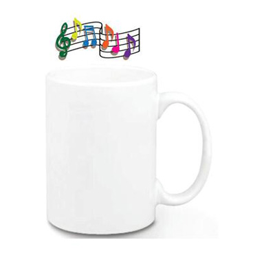 11oz Music Ceramic Sublimation Mug