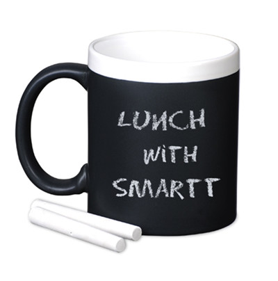 11oz personalized custom printed Chalk Wring Mug