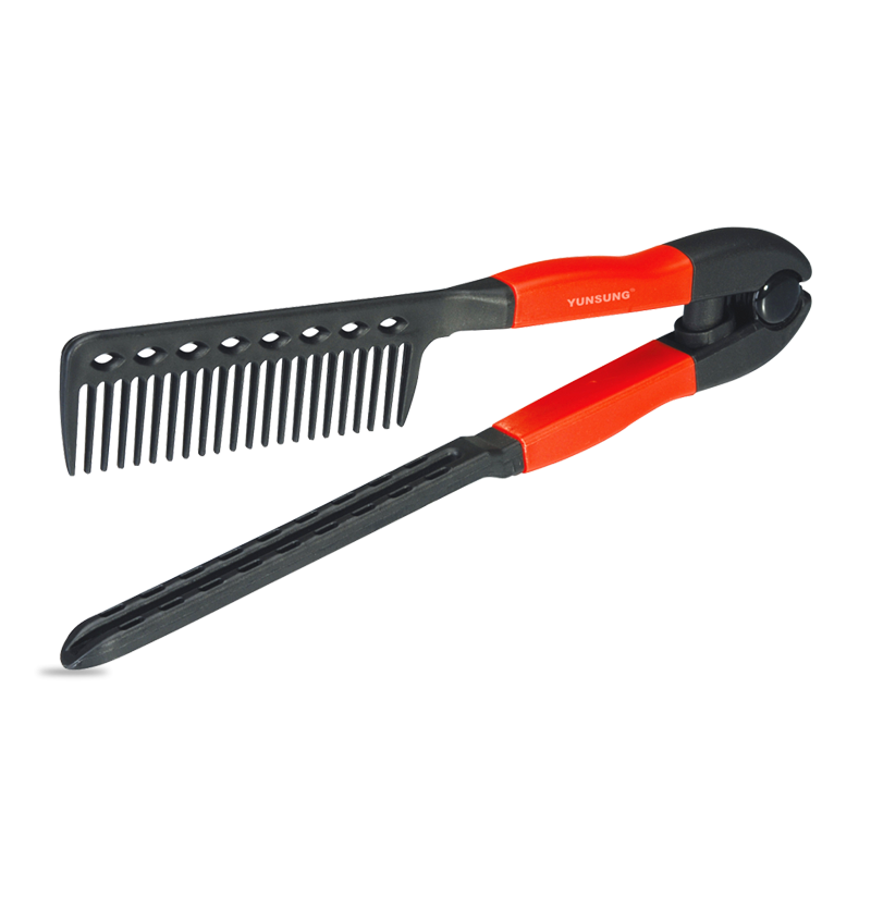 شانه مو تاشو پلاستیکی صاف کننده مو