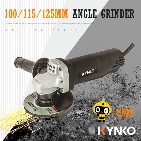 100/115/125mm 1000W paddle switch professional angle grinder