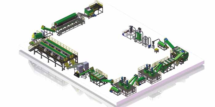 خط شستشوی بطری MT-3000 PET