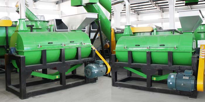 دستگاه آبگیری افقی [برای تکه های PET]