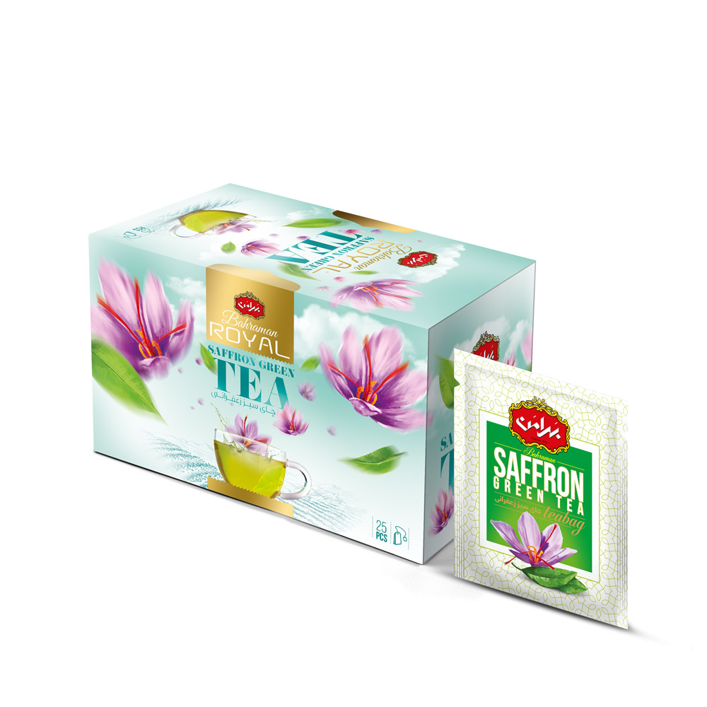 چای سبز زعفرانی رویال