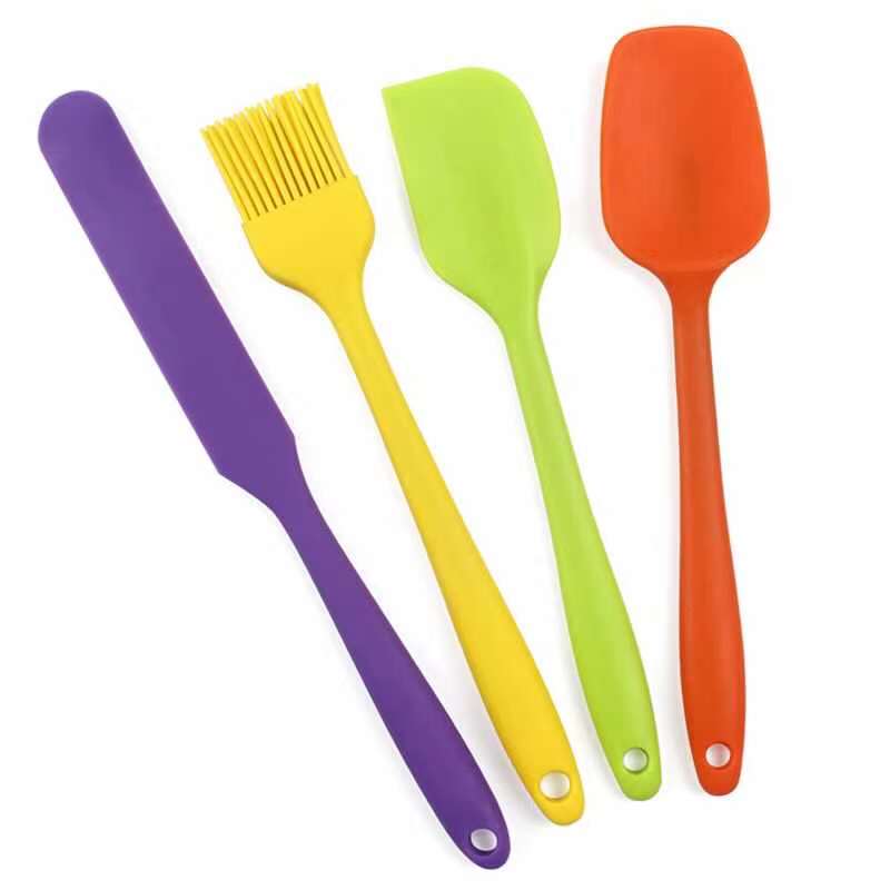 JM Bamboo Silicone Spatula Cake Cream Spatula Bakeware