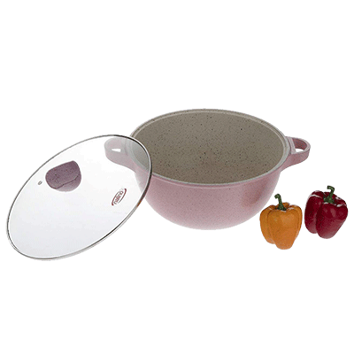 قابلمه گرانیت سایز ۲۸ مدل سفال