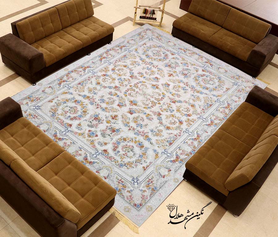 فرش هزار شانه افشان طرح ایلیا