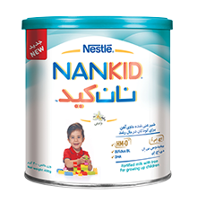 Fortified vanilla milk contains iron for children