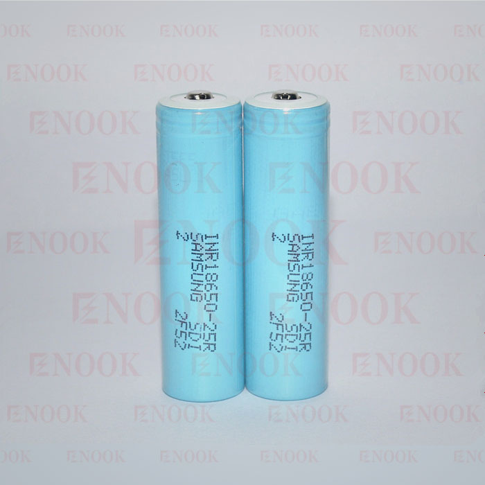 باتری Light 18650 Blue Samung 25R 2500mah 20A 3.7v