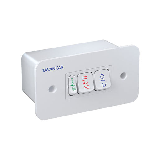 کلید کولر قابدار دو قطبی