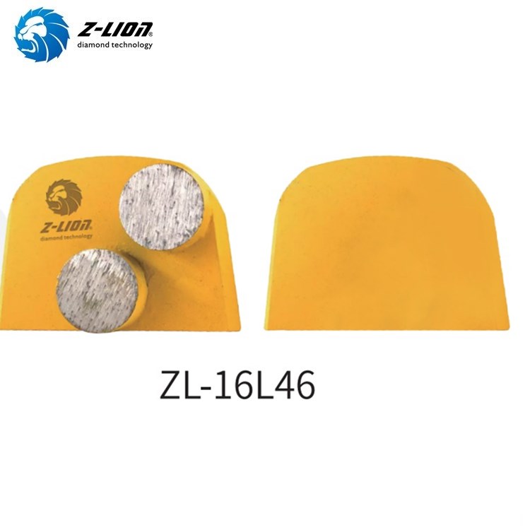 ZL-16L46 Metal Bond Diamond Grinding Shoes for Concrete Floor Polishing