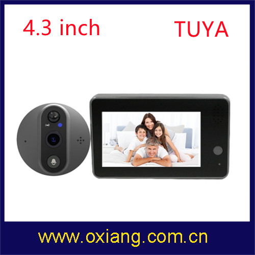 OX-WP8 4.3 اینچ باطری وای فای زنگ ویدیویی