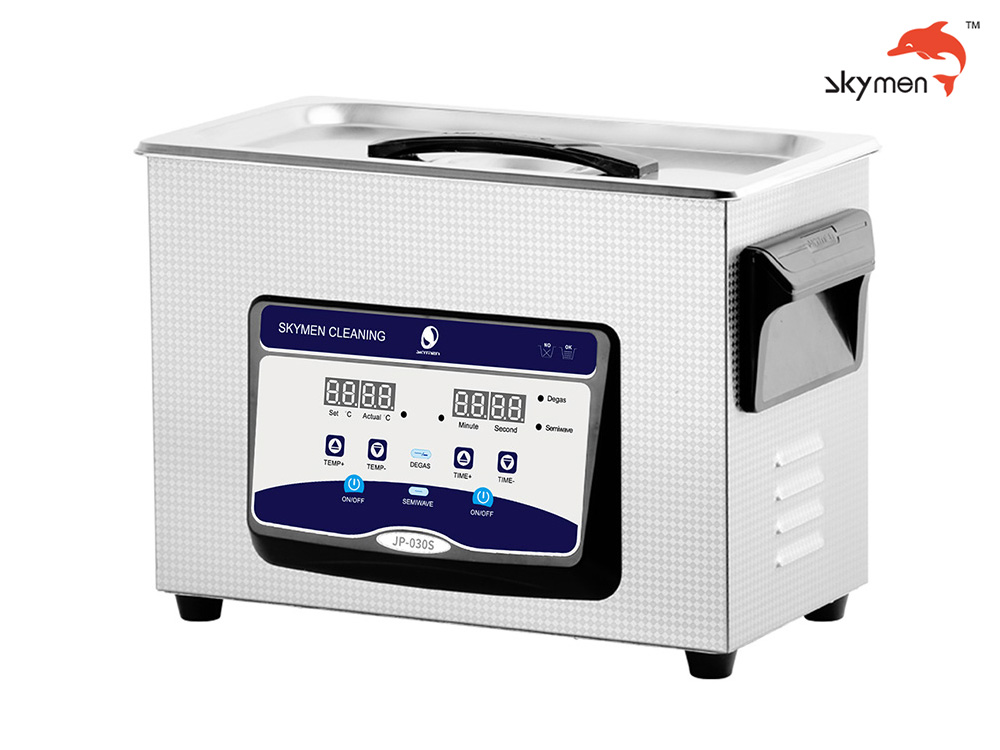 4.5L Benchtop Ultrasonic Cleaner 180W JP-030S with 0-30 Min Adjustable Timer