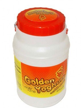 High-fat golden yogurt with 6% fat