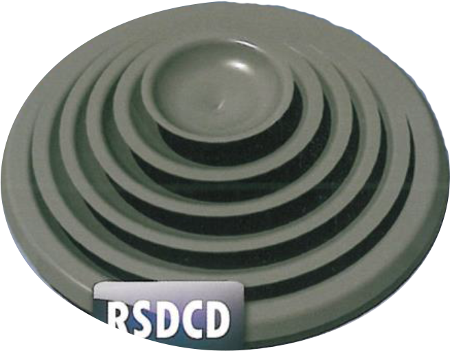 Raised round ceiling vent