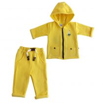 ست سویشرت و شلوار نوزادی بی بی سان کد yellow-937