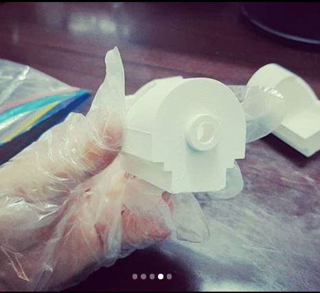 Porcelain plant - dental plant