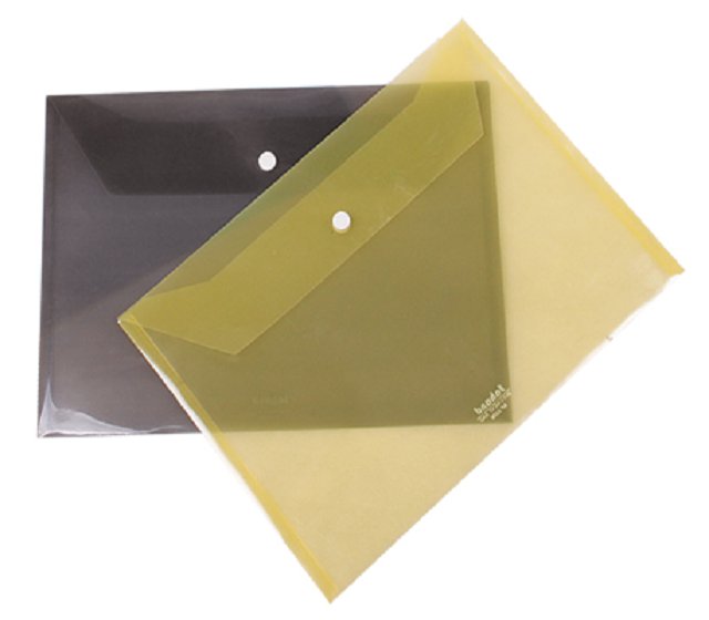 پاکت دکمه دار شفاف (ترانس) سایز A4