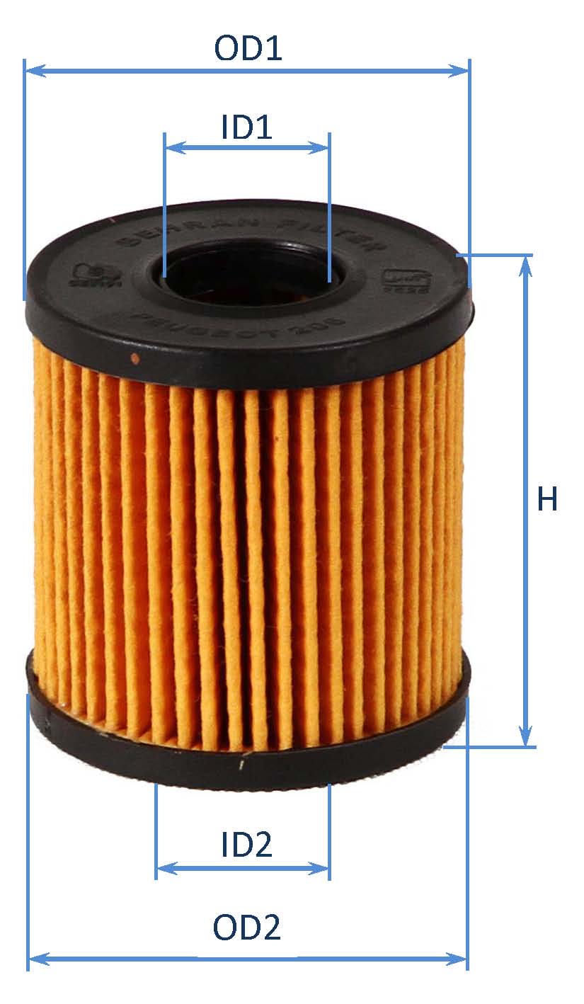 فیلتر روغن جیلـی 1016051591- روغن پژو 206 (کوتاه) (با چین معمولی)