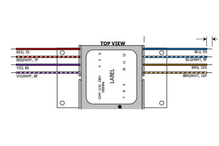 Transformer with multiple out