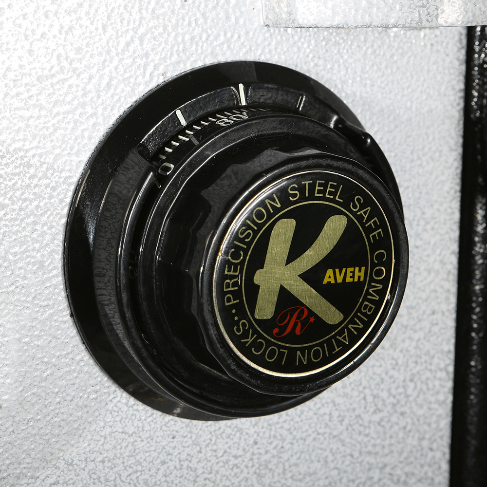 خزانه دیواری 2 طبقه 250VDKR قفل کلیدی کاوه رمز مکانیکی