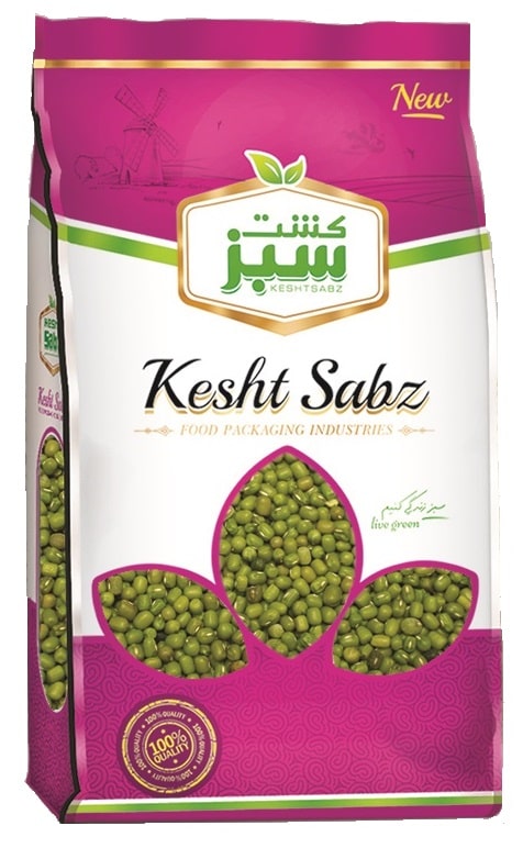 ماش 900 گرم سلوفان ایستاده