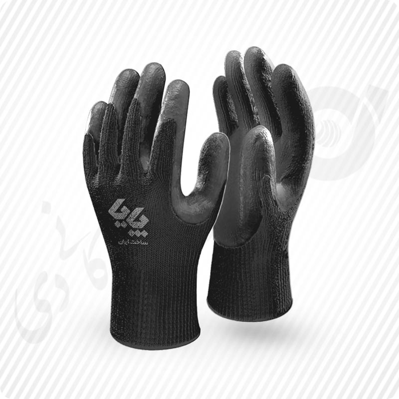 دستکش کار کف مواد نیتریل ضخیم پایا ( کد: 88 )