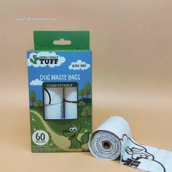 Disposable Ecobags Compostable Poop Bags PET Trash Bags Bulk