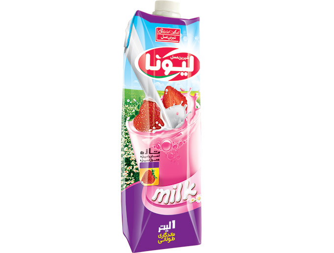 شیر توت فرنگی لیونا