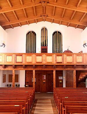 Restoration work on the M.Welte organ from 1940