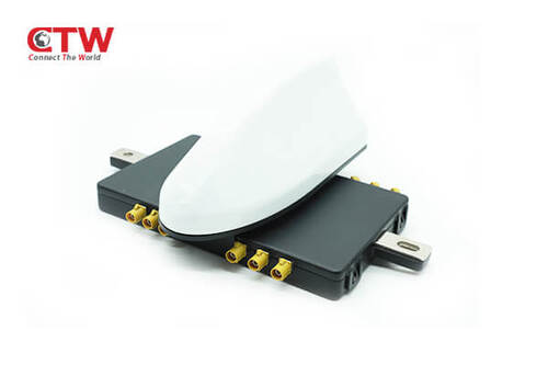 2*5G+3*4G+2*V2X+2*Wifi/BT+PKE+ AM/FM/DAB+GNSS آنتن باله کوسه (12in1)