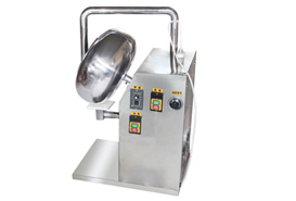 BY-400 Candy coating machine with stainless steel 400mm cham