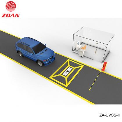 ZA-UVSS-II تحت سیستم نظارت خودرو ثابت شده است ثابت شده تحت سیستم نظارت خودرو برای CCD امنیت جاده