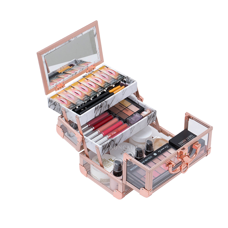 کیف آرایش قابل حمل آلومینیومی حرفه ای سفارشی KC-096S